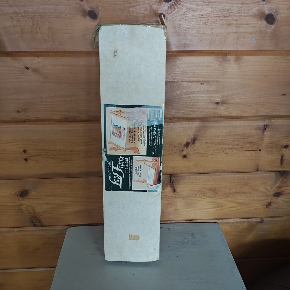 Solid Oak Lap Frame and Stand Needlepoint Cross Stitch Tomorrows Treasures